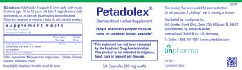 Linpharma Petadolex - standardized herbal supplement