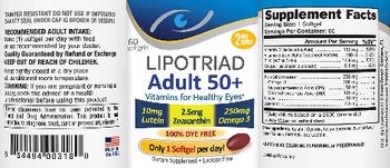 Lipotriad Adult 50+ - supplement