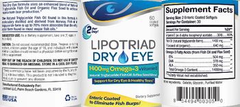 Lipotriad Dry Eye - supplement