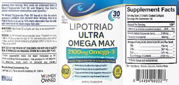 Lipotriad Ultra Omega Max - supplement