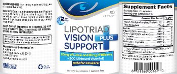 Lipotriad Vision Support Plus - supplement