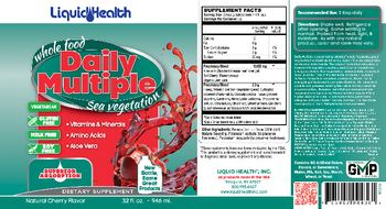 Liquid Health Daily Multiple Natural Cherry Flavor - supplement