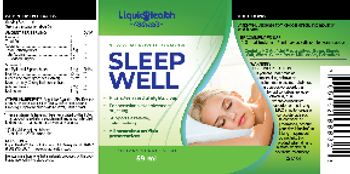 Liquid Health Naturals Sleep Well - supplement