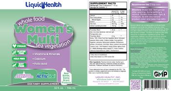 Liquid Health Women's Multi - supplement