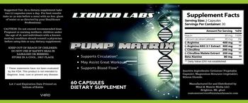 Liquid Labs Pump Matrix - supplement