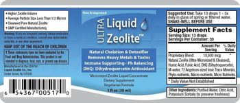 Liquid Zeolite Co Ultra Liquid Zeolite - supplement