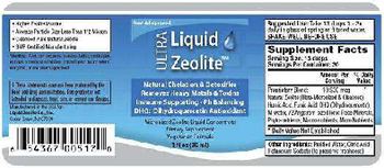 Liquid Zeolite Co Ultra Liquid Zeolite - supplement