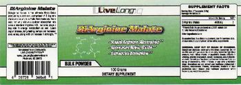 LiveLong DiArginine Malate - supplement