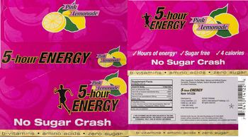 Living Essentials 5-hour Energy Pink Lemonade - 