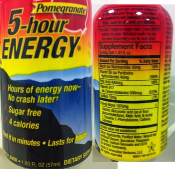 Living Essentials 5-hour Energy Pomegranate - supplement