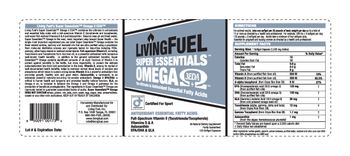 Living Fuel Super Essentials Omega 3 EDA - all natural supplement