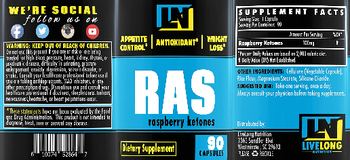 LN LiveLong Nutrition Ras - supplement