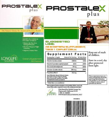 Longlife Solutions ProstaleX Plus - supplement