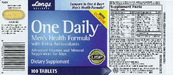 Longs Wellness One Daily Men's Health Formula With Extra Antioxidants - supplement