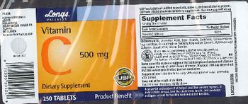 Longs Wellness Vitamin C 500 mg - supplement