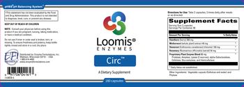 Loomis Enzymes Circ - supplement