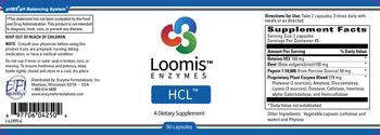 Loomis Enzymes HCL - supplement