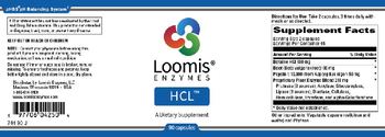 Loomis Enzymes HCL - supplement