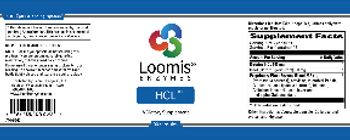 Loomis Enzymes HCL - supplement