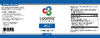 Loomis Enzymes HCL - supplement
