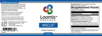 Loomis Enzymes MSCLR - supplement