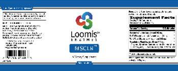 Loomis Enzymes MSCLR - supplement