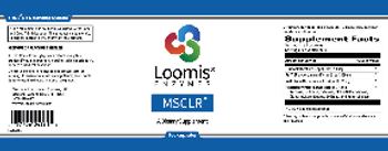 Loomis Enzymes MSCLR - supplement