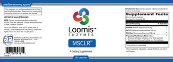 Loomis Enzymes MSCLR - supplement