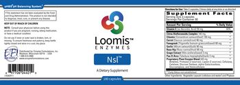 Loomis Enzymes Nsl - supplement