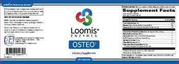 Loomis Enzymes OSTEO - supplement
