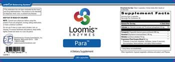Loomis Enzymes Para - supplement