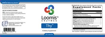 Loomis Enzymes Thy - supplement