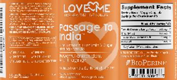 Love Me Passage to India - supplement