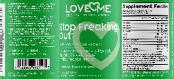 Love Me Stop Freaking Out - supplement