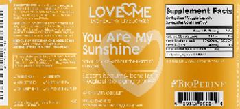 Love Me You Are My Sunshine - supplement