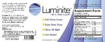 Lumiday Luminite - supplement