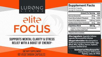 Lurong Living Elite Focus - supplement