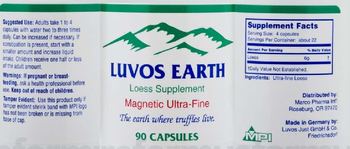 Luvos Earth - loess supplement