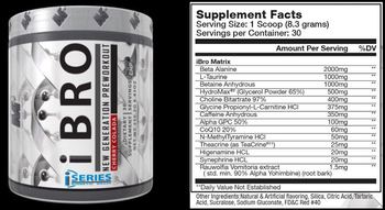 M4 Nutrition iBro New Generation Preworkout Cherry Colada - supplement