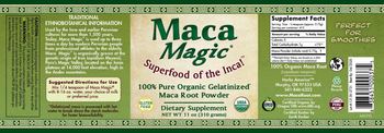 Maca Magic 100% Pure Gelatinized Maca Root Powder - supplement