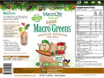 MacroLife Naturals Macro Coco Greens - supplement