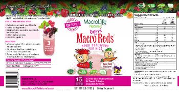 MacroLife Naturals Macro Reds Berri - supplement