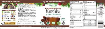 MacroLife Naturals MacroMeal Chocolate - supplement