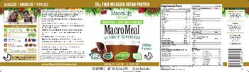 MacroLife Naturals MacroMeal Chocolate - supplement