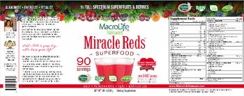 MacroLife Naturals Miracle Reds - supplement