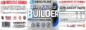 Magnum Nutraceuticals Hard Muscle Builder - supplement
