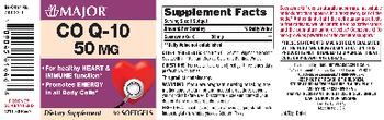 Major Co Q-10 50 mg - supplement