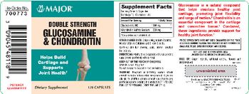 Major Double Strength Glucosamine & Chondroitin - supplement