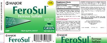 Major FeroSul Green - iron supplement