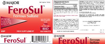 Major FeroSul Red - iron supplement